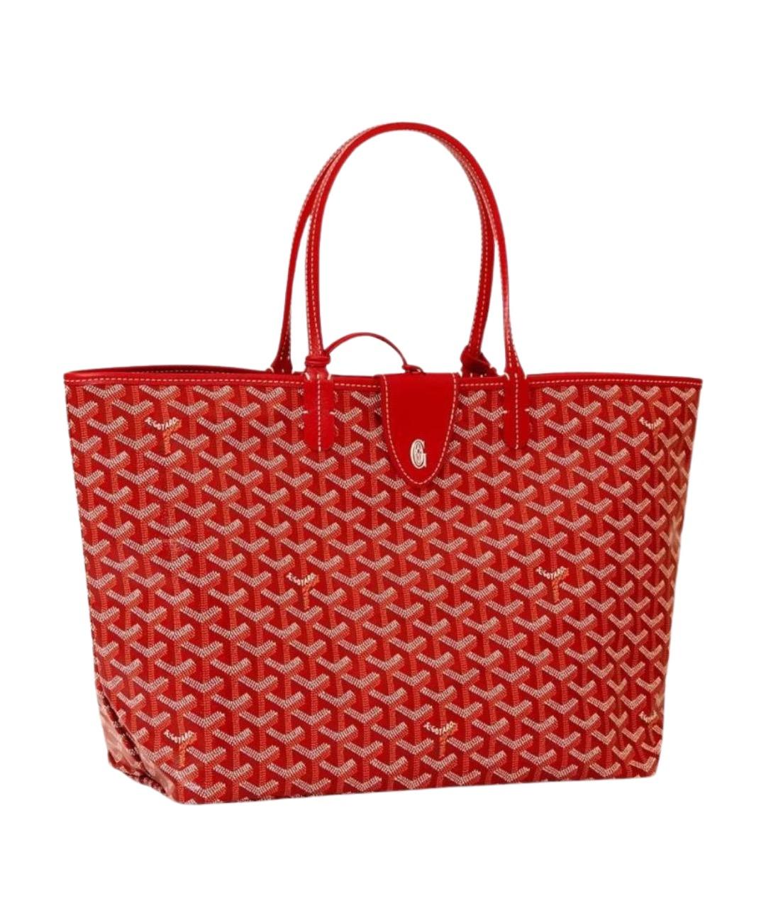 GOYARD Красная сумка тоут, фото 1