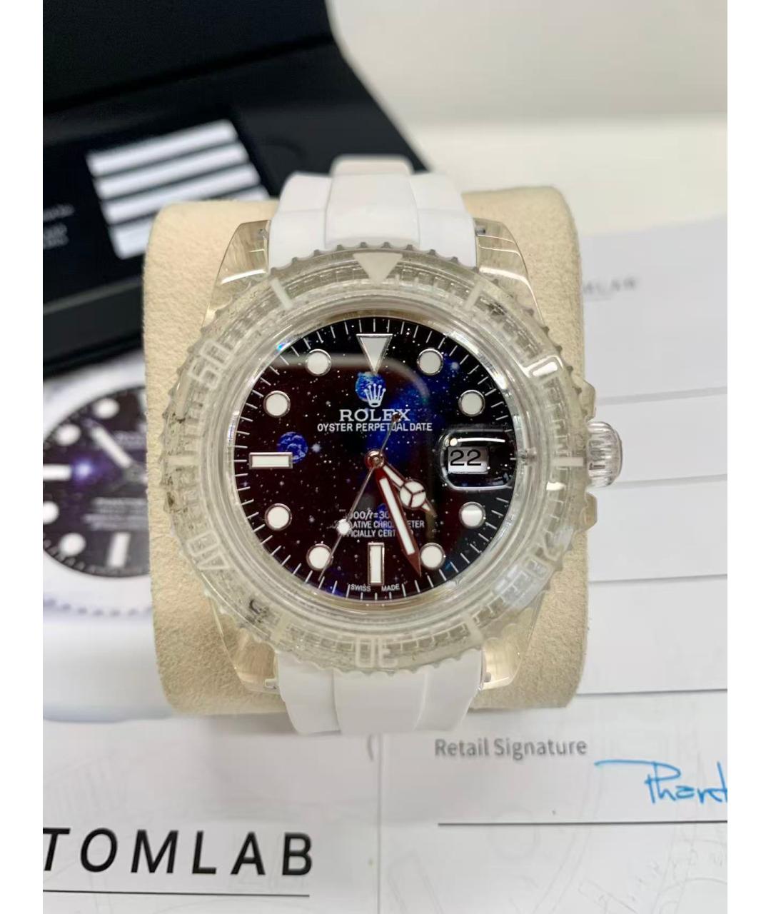 ROLEX Белые часы, фото 2