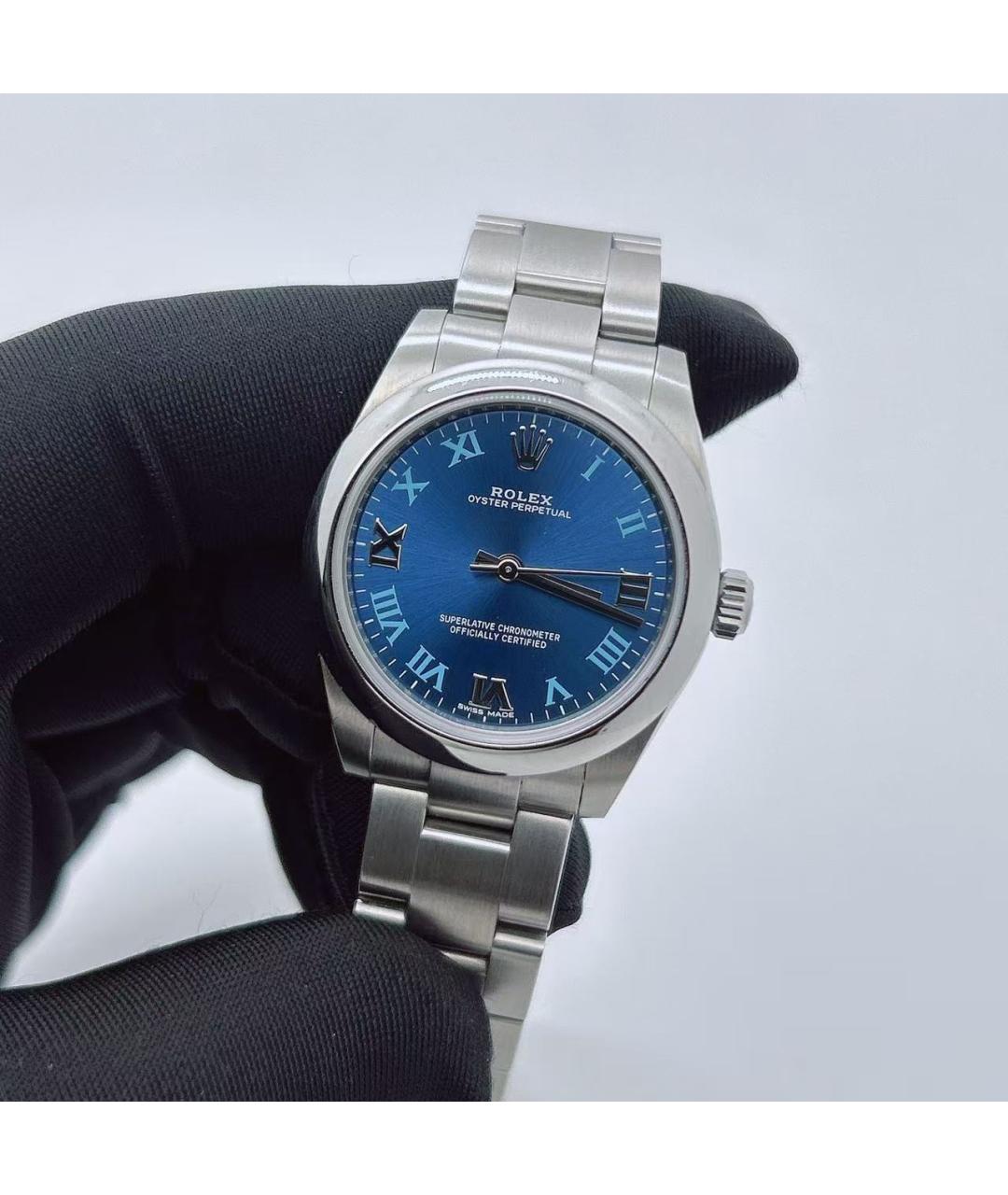 ROLEX Серебряные часы, фото 2