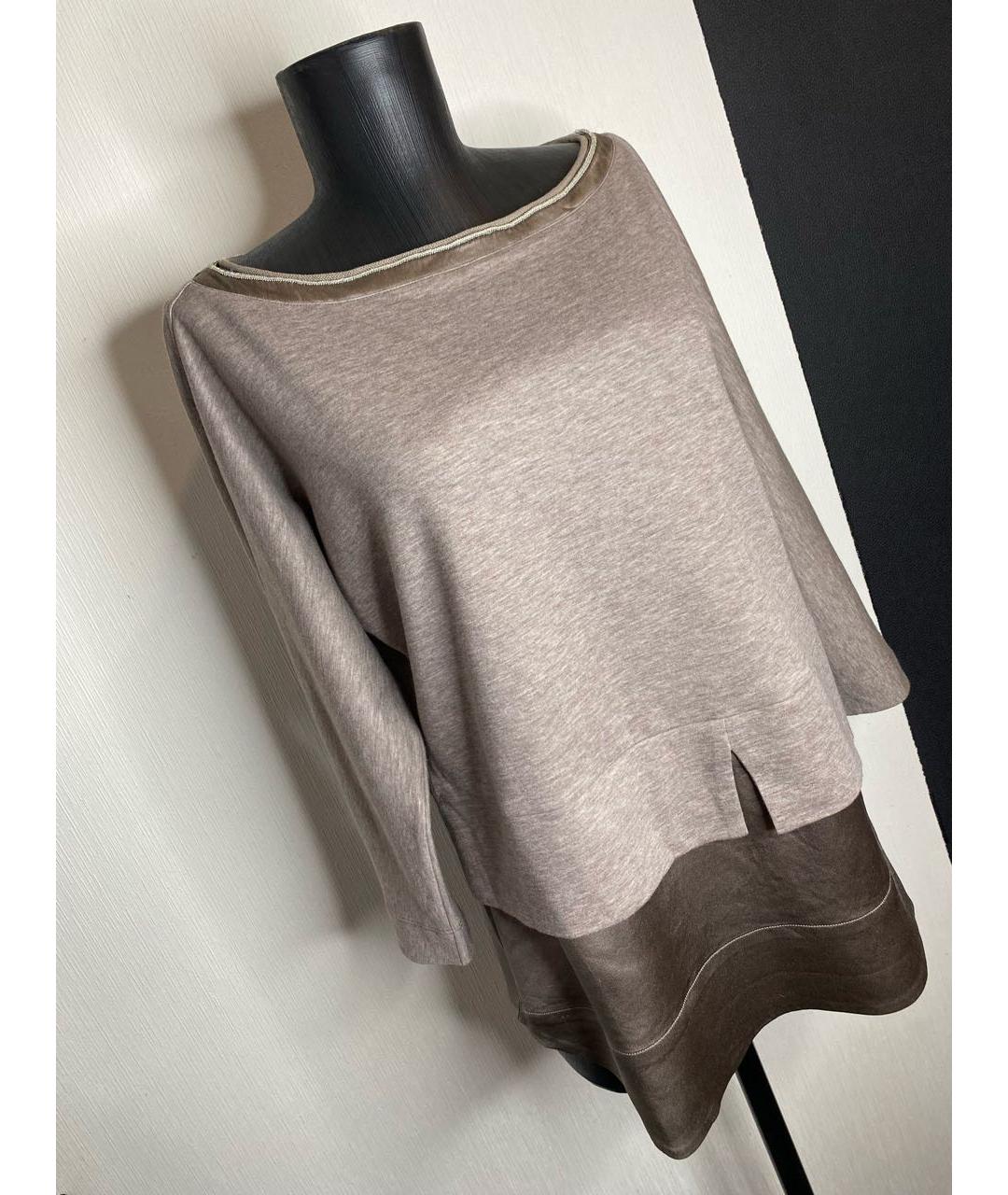 FABIANA FILIPPI Коричневая блузы, фото 5