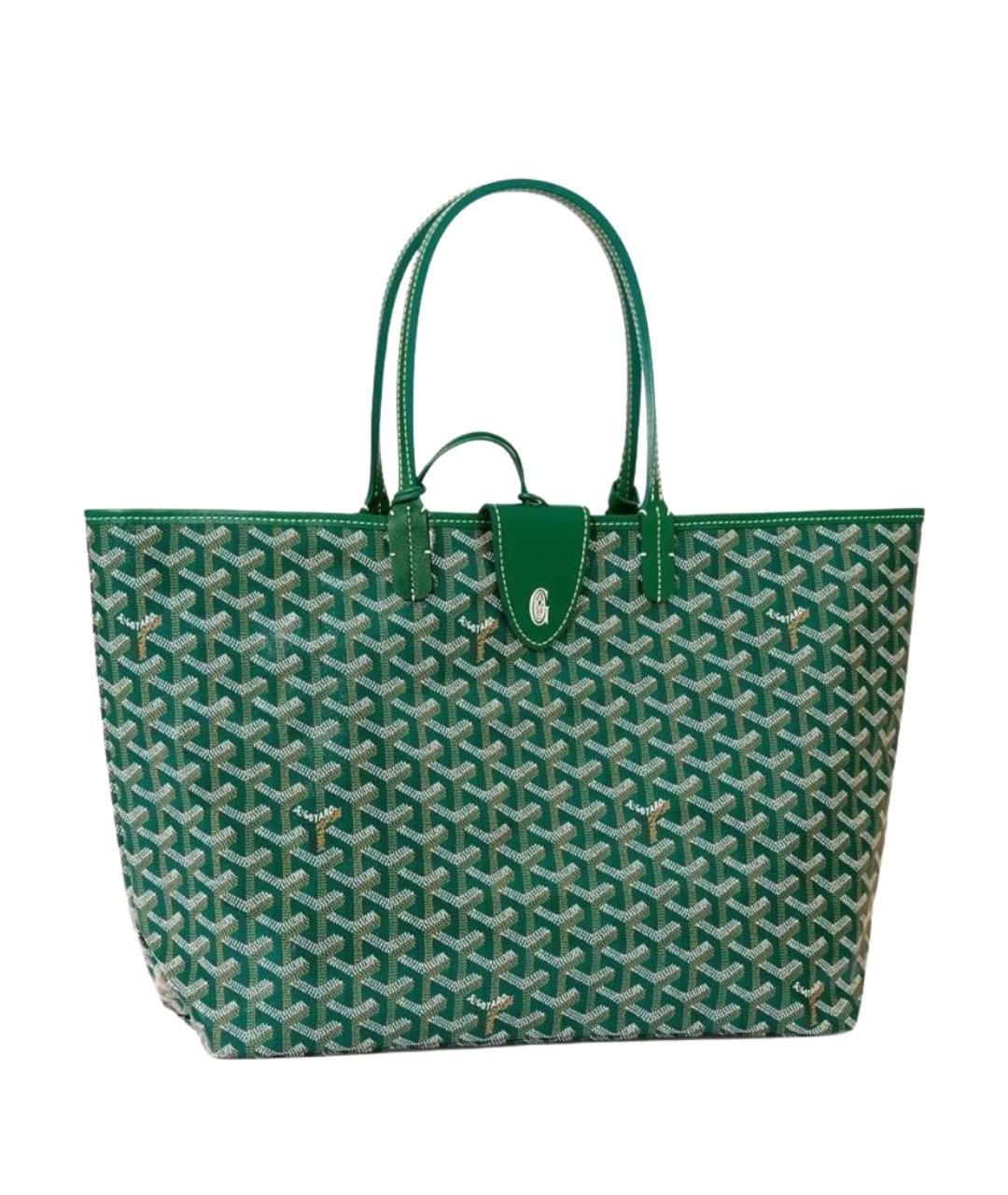 GOYARD Зеленая сумка тоут, фото 1