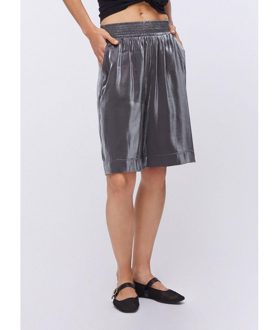 LIU JO Серебряные шорты, фото 5