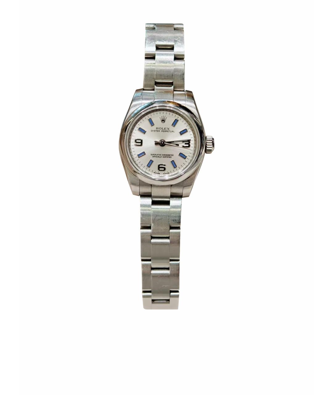 ROLEX Серебряные часы, фото 1