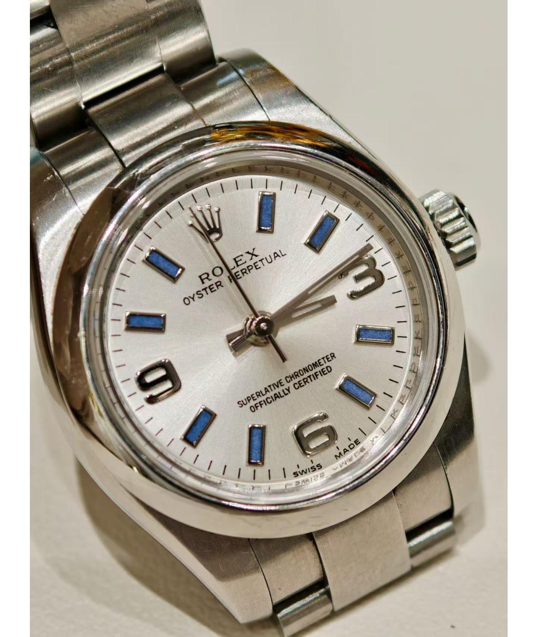 ROLEX Серебряные часы, фото 2