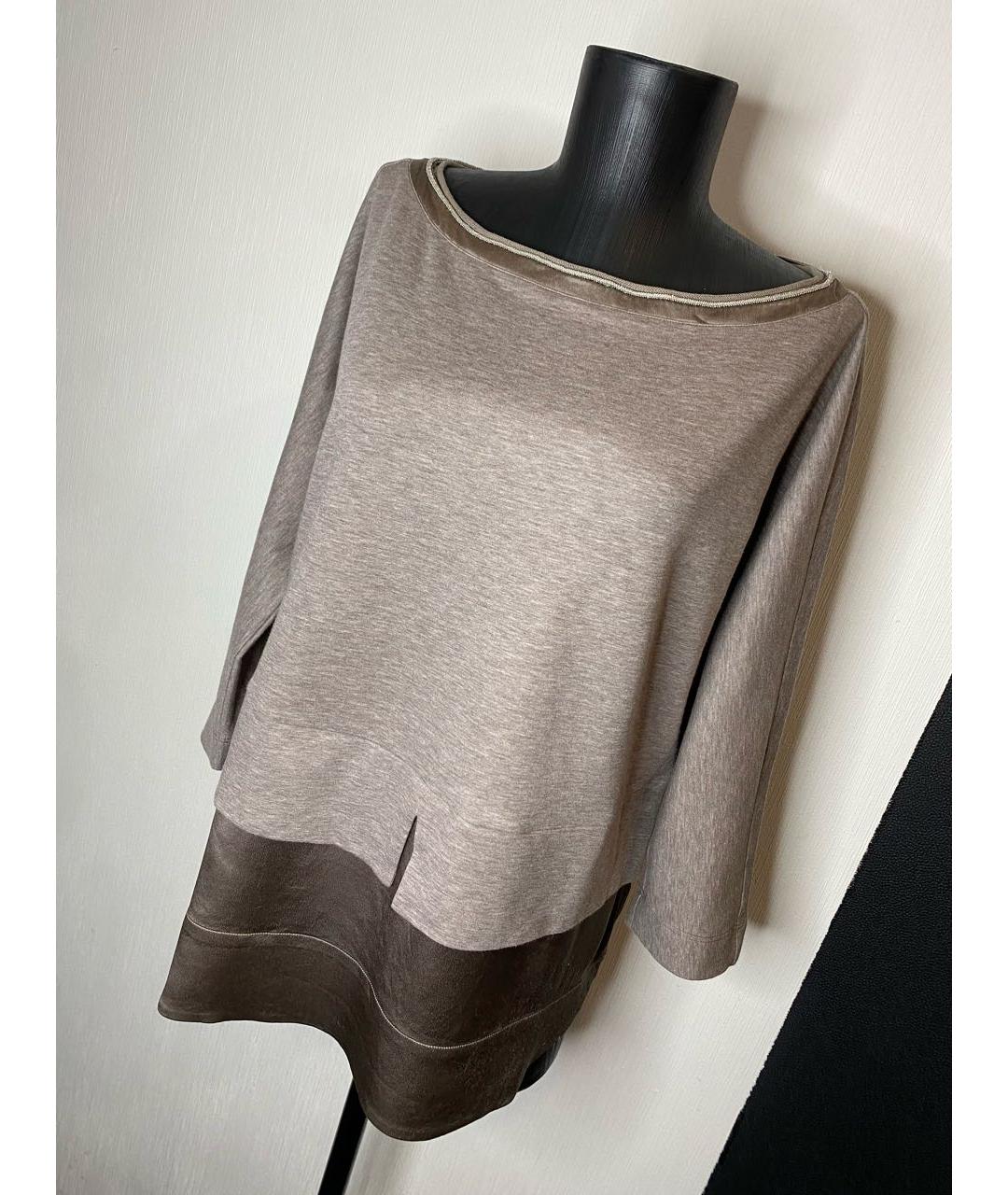 FABIANA FILIPPI Коричневая блузы, фото 5