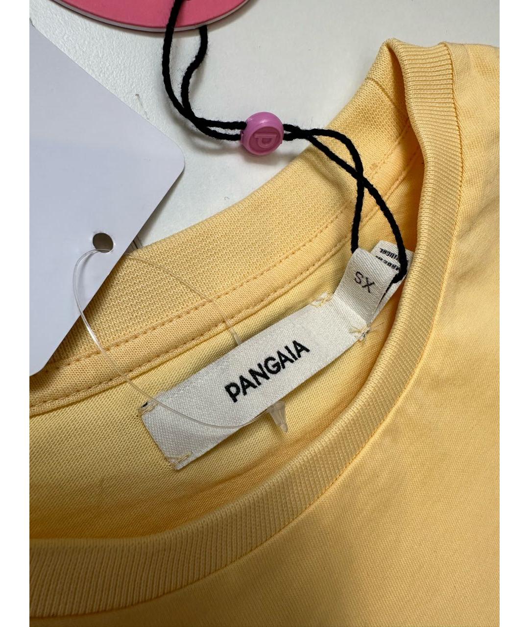 THE PANGAIA Желтый хлопковый костюм с брюками, фото 3