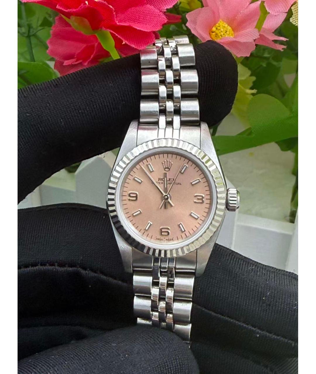 ROLEX Серебряные часы, фото 2