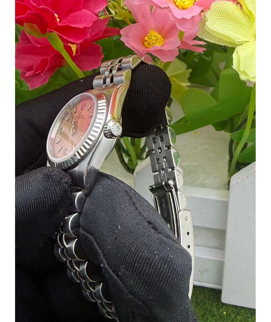 ROLEX Серебряные часы, фото 3