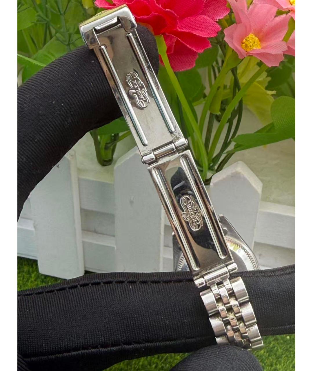 ROLEX Серебряные часы, фото 4