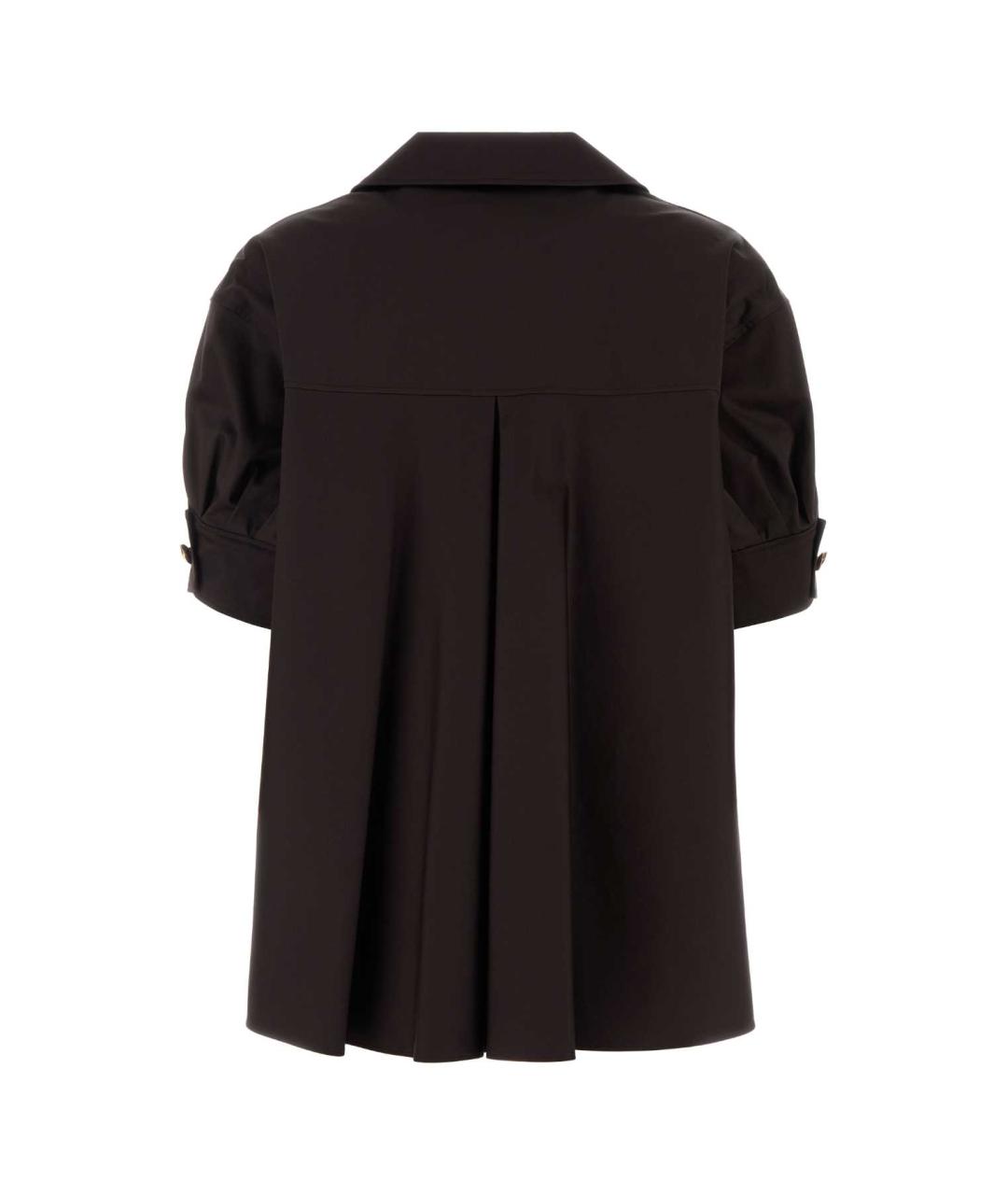 AGNONA Коричневая хлопковая блузы, фото 2