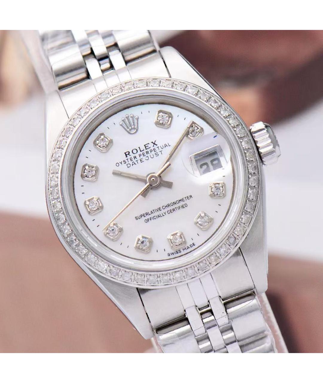 ROLEX Серебряные часы, фото 3