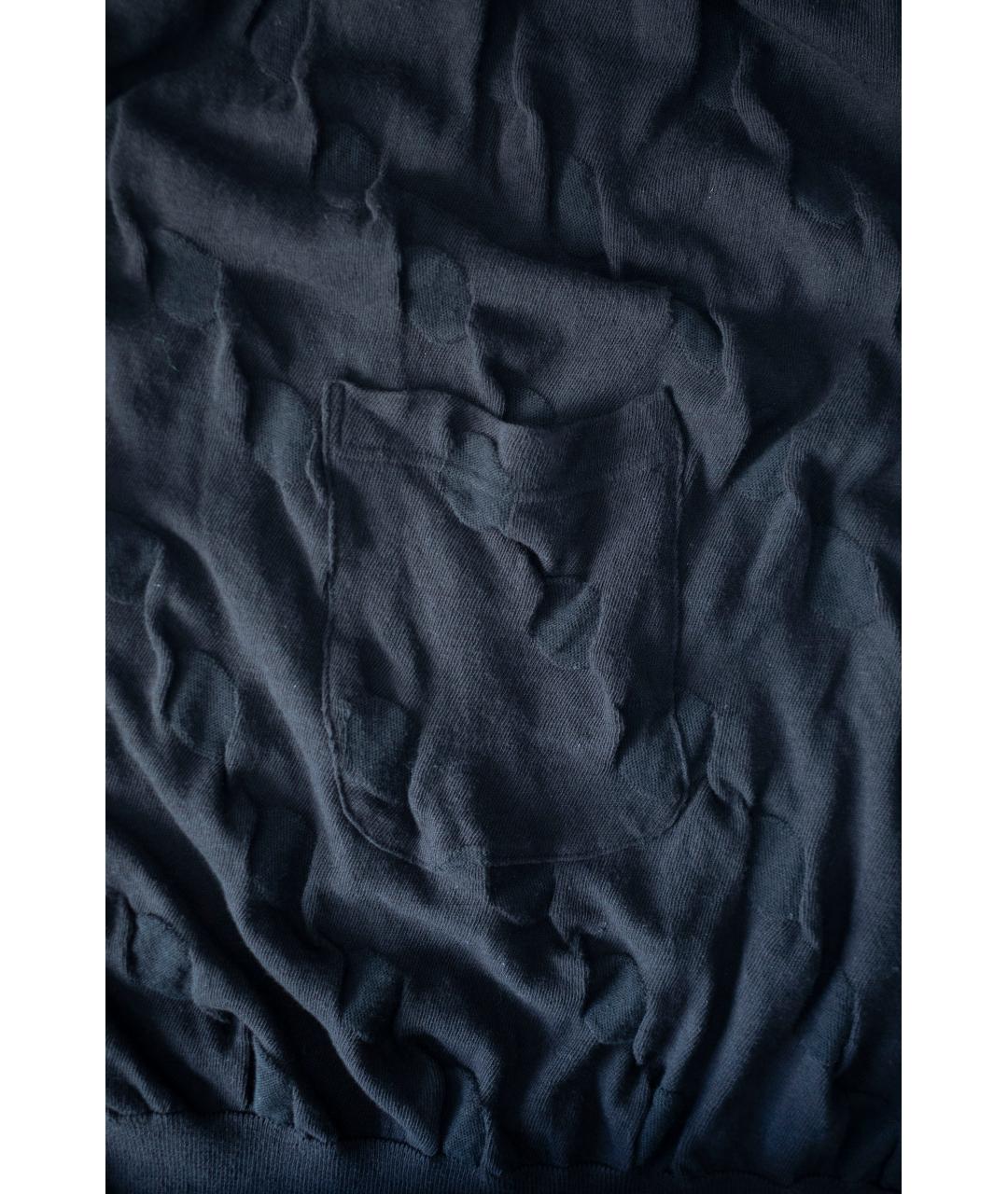 YOHJI YAMAMOTO Черное хлопковое повседневное платье, фото 7