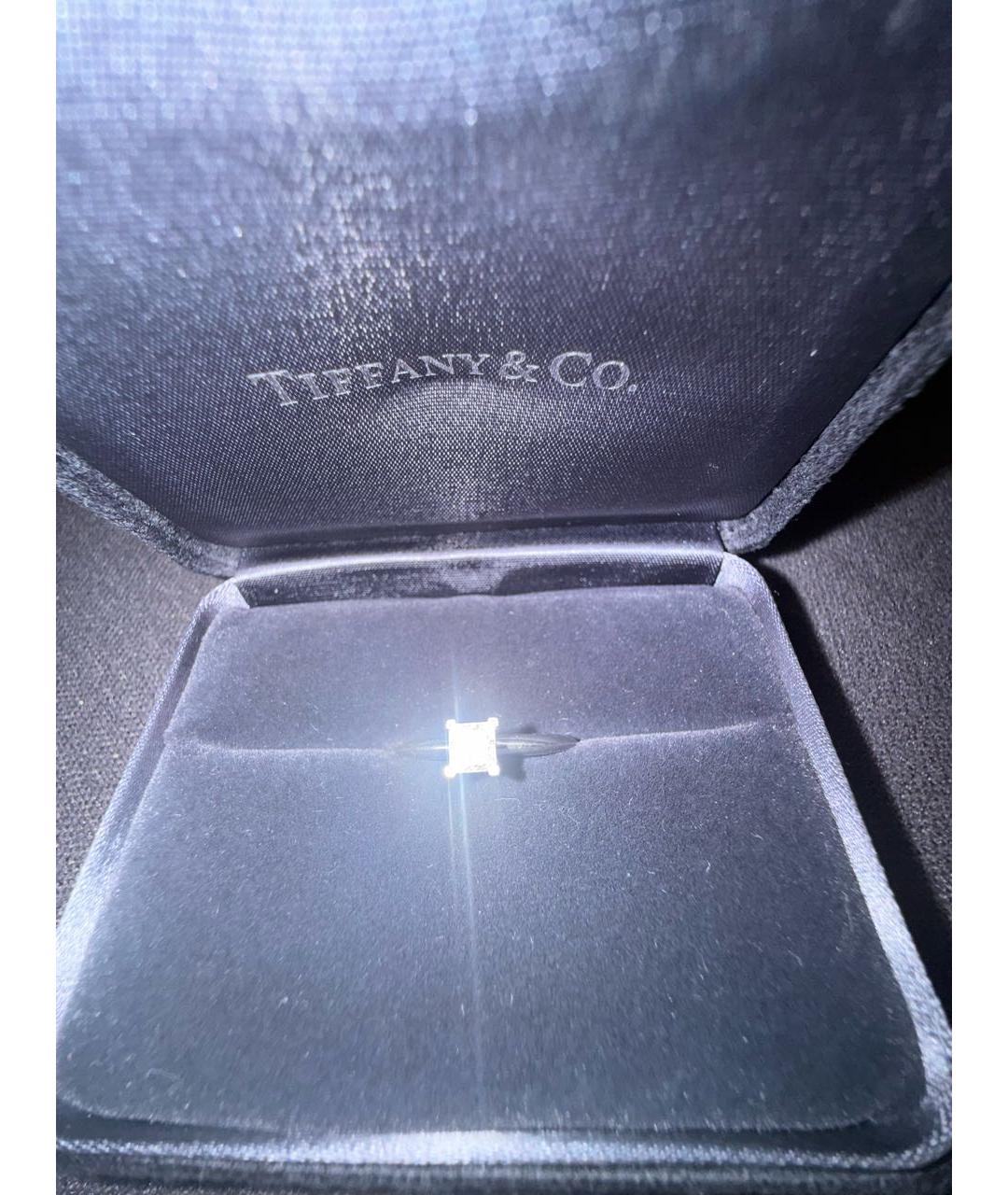 TIFFANY&CO Серебряное платиновое кольцо, фото 4
