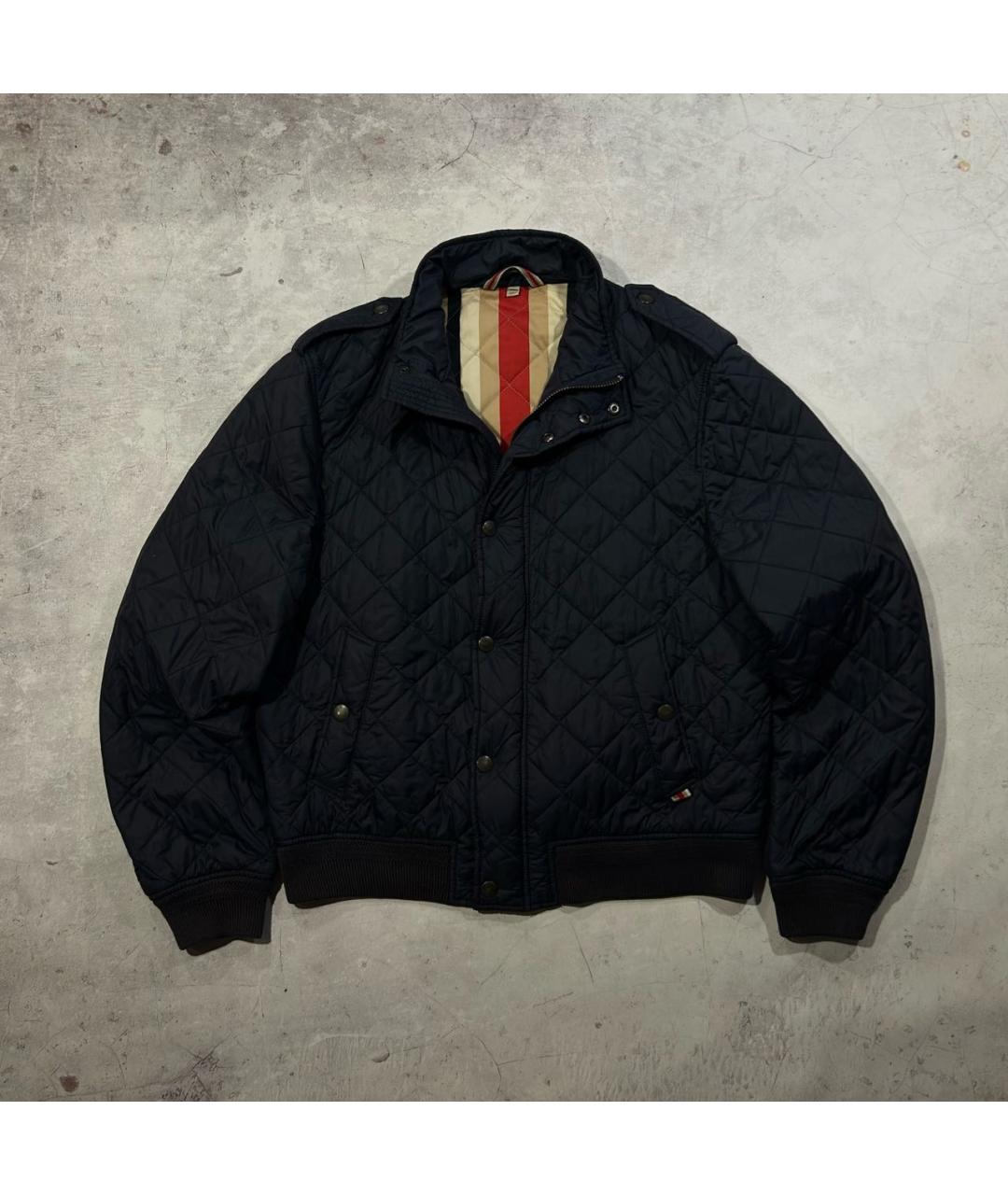 BURBERRY Темно-синяя куртка, фото 2