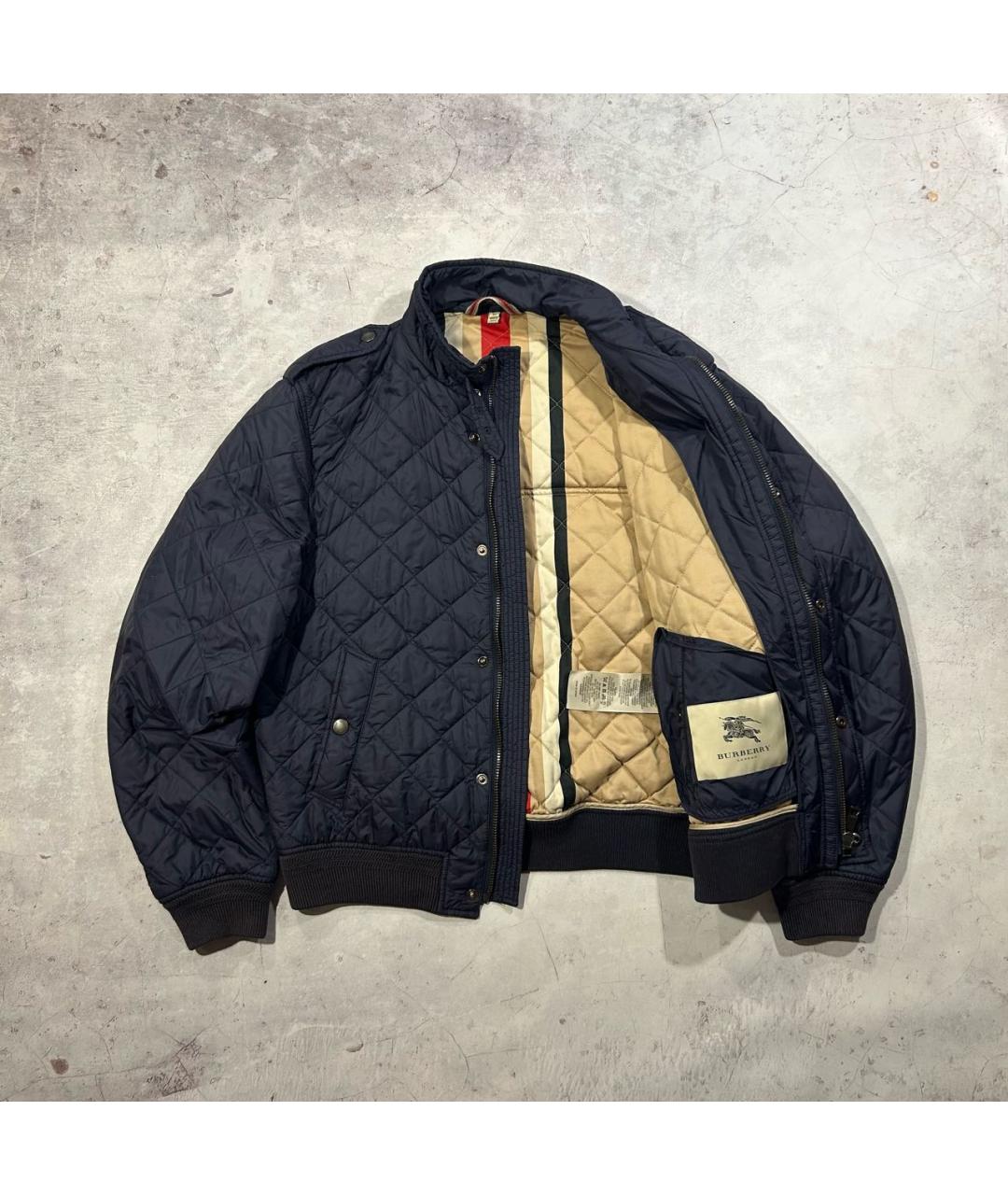 BURBERRY Темно-синяя куртка, фото 8