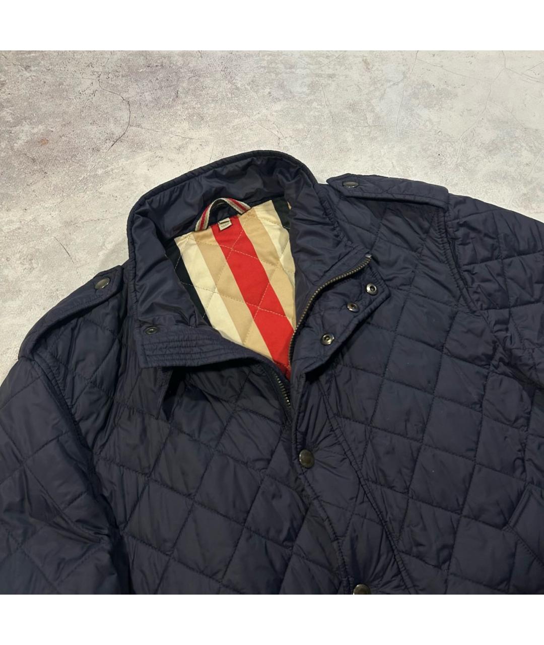 BURBERRY Темно-синяя куртка, фото 3