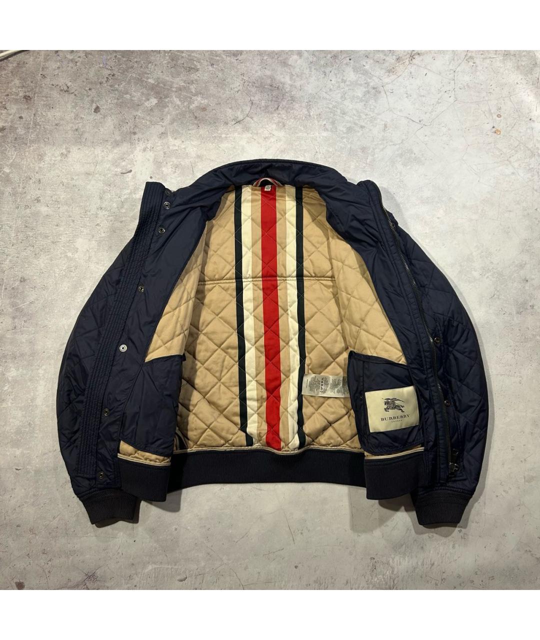 BURBERRY Темно-синяя куртка, фото 6