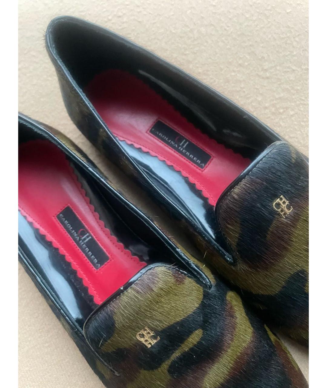 CAROLINA HERRERA Хаки лоферы, фото 6