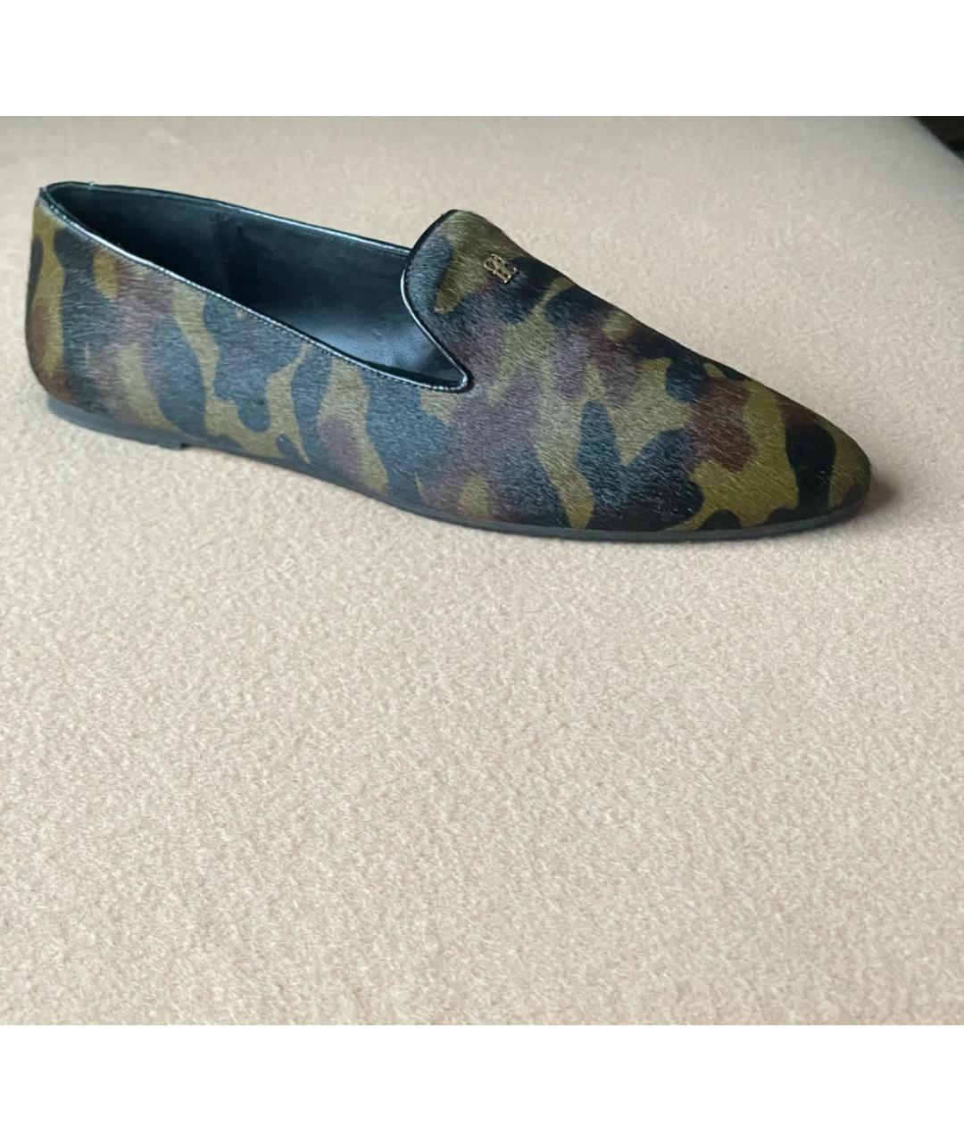 CAROLINA HERRERA Хаки лоферы, фото 8