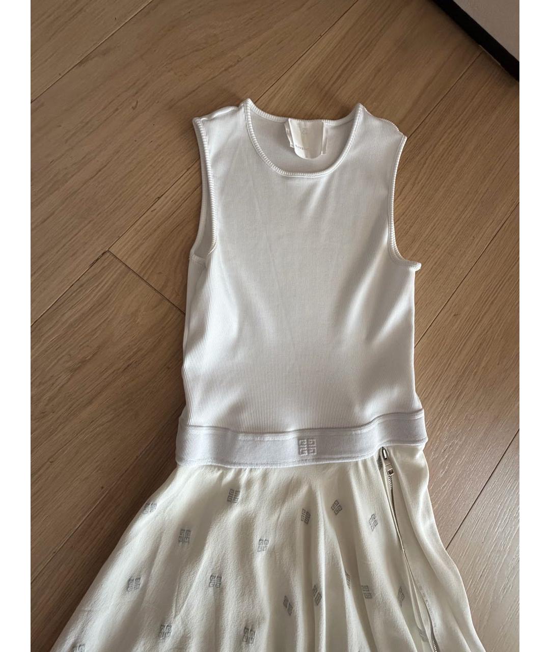 GIVENCHY Бежевое шелковое коктейльное платье, фото 2