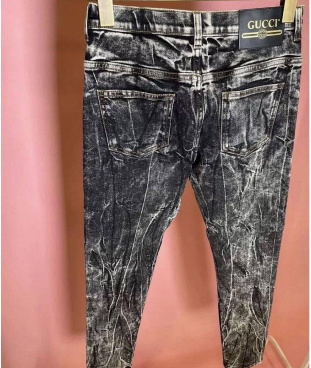 GUCCI Хлопковые джинсы слим, фото 5