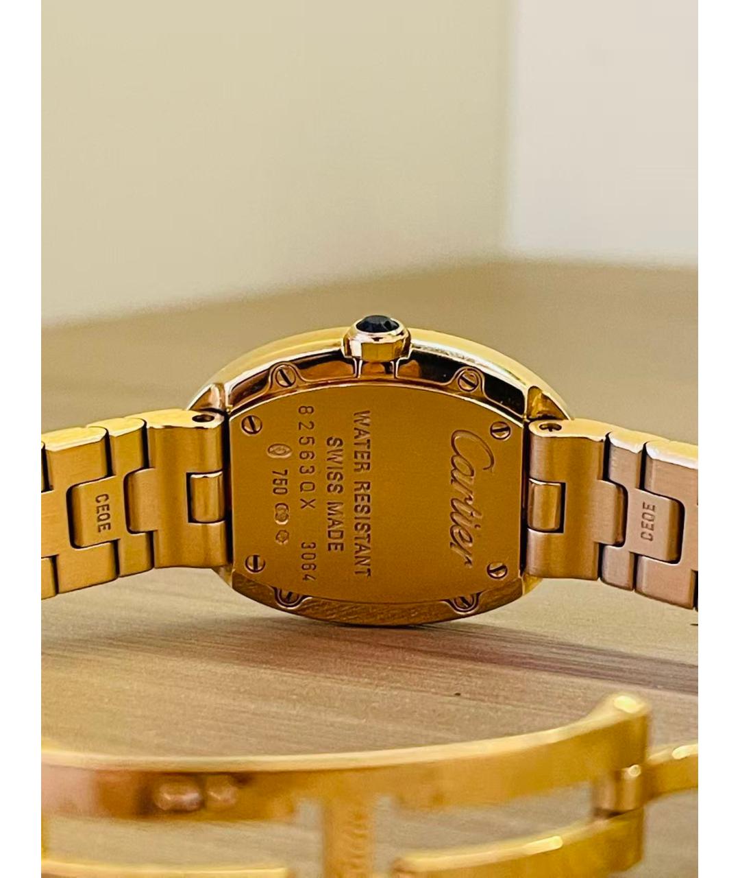 CARTIER Белые часы из розового золота, фото 6