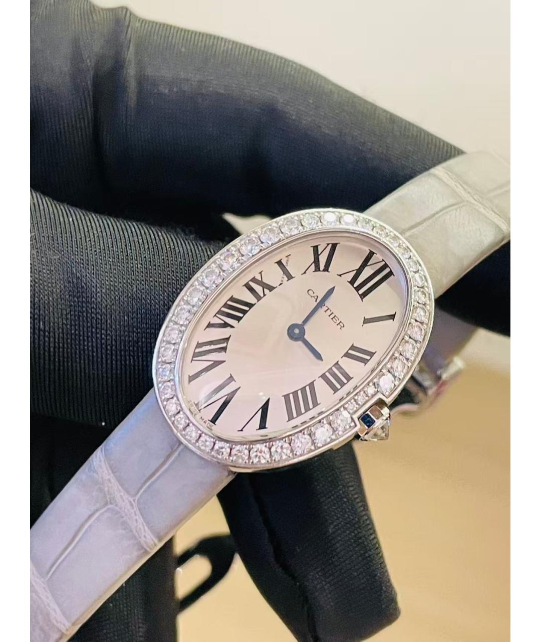 CARTIER Белые часы из белого золота, фото 5