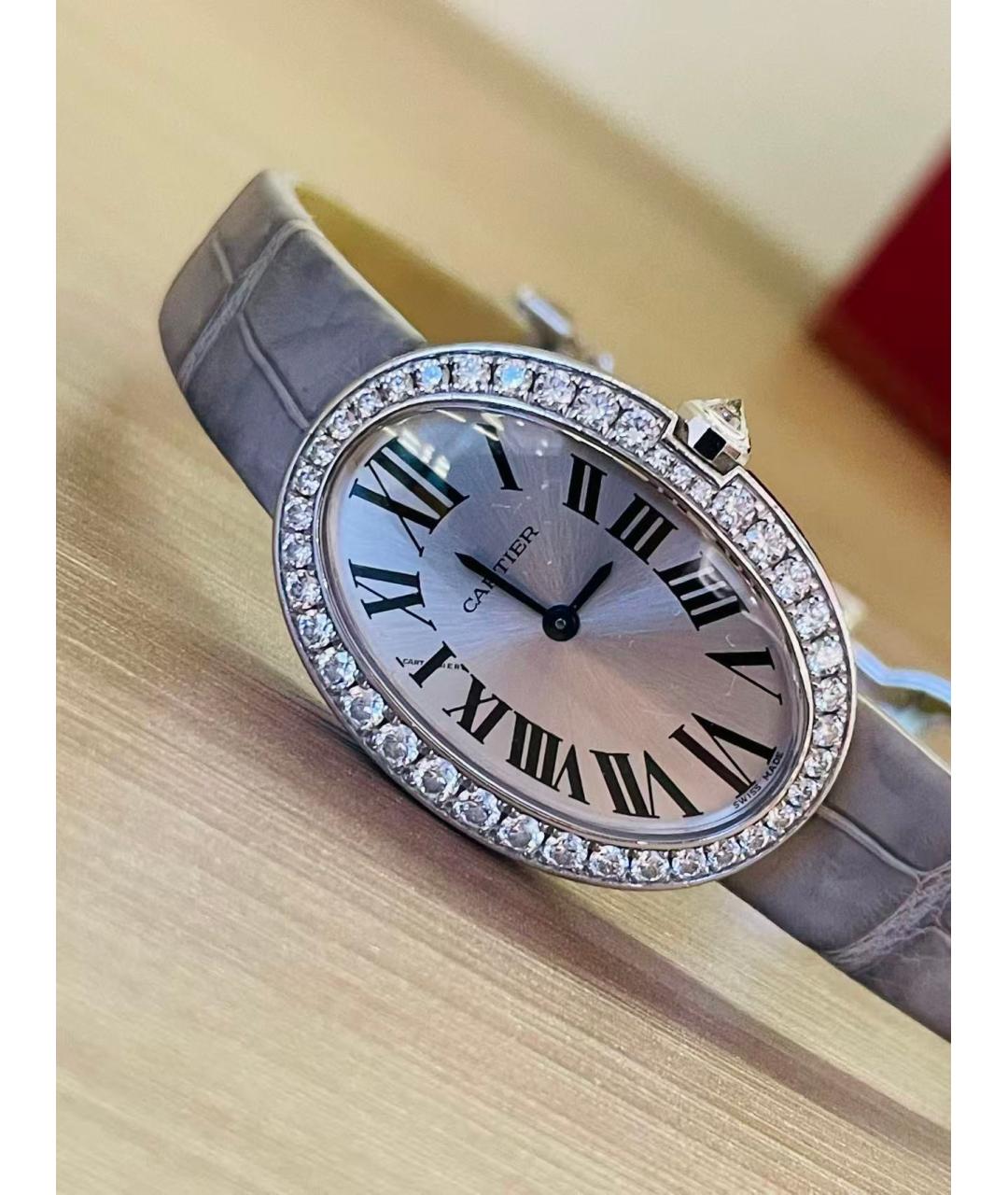 CARTIER Белые часы из белого золота, фото 8