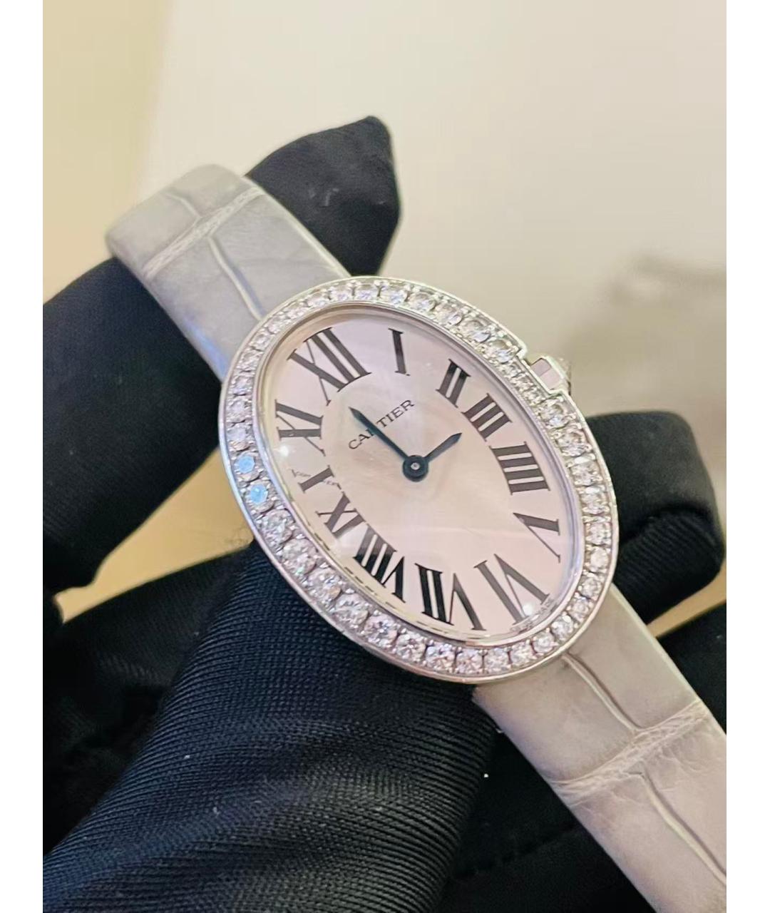 CARTIER Белые часы из белого золота, фото 4
