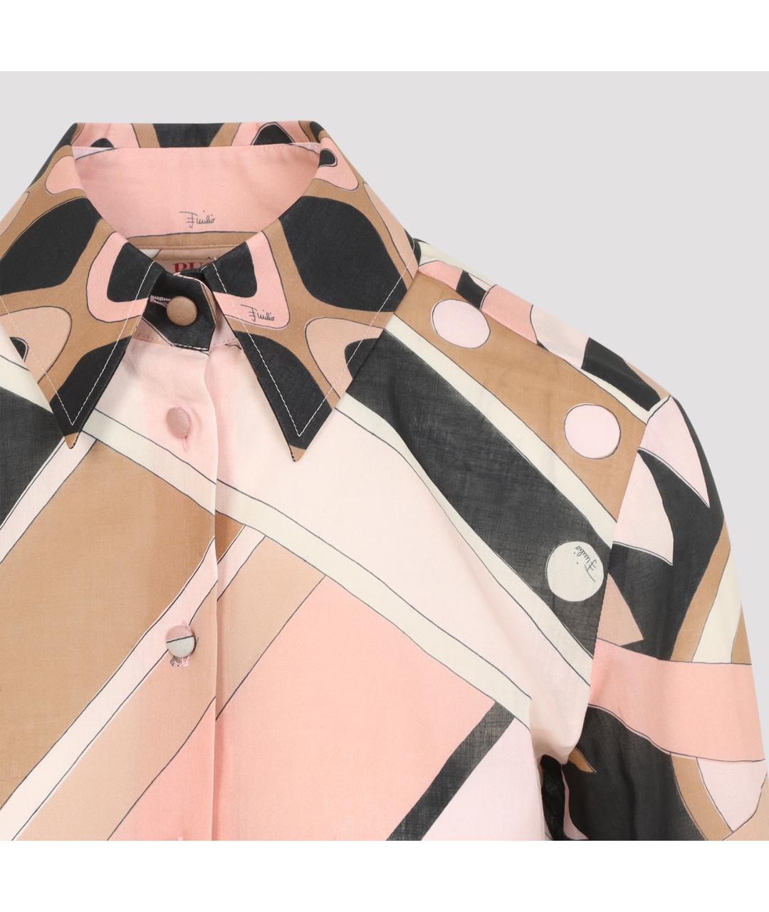 PUCCI Мульти хлопковая рубашка, фото 3