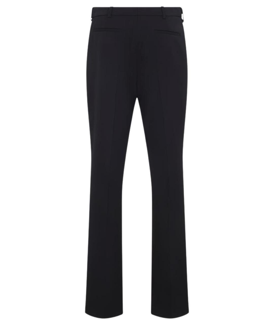 BALENCIAGA Черные шерстяные прямые брюки, фото 2