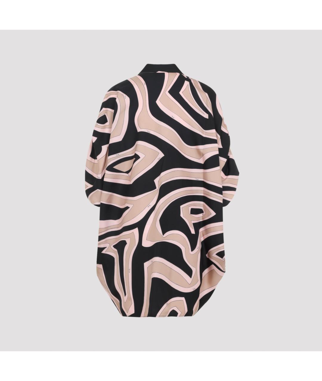 PUCCI Мульти шелковое повседневное платье, фото 2