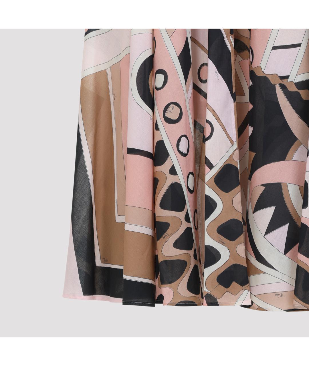 PUCCI Мульти хлопковая юбка макси, фото 3