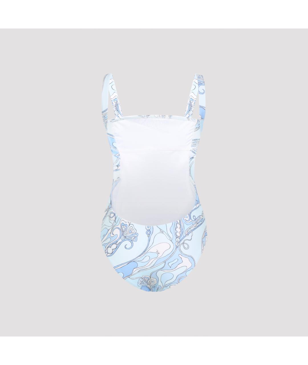 PUCCI Голубой полиамидовый купальник, фото 2