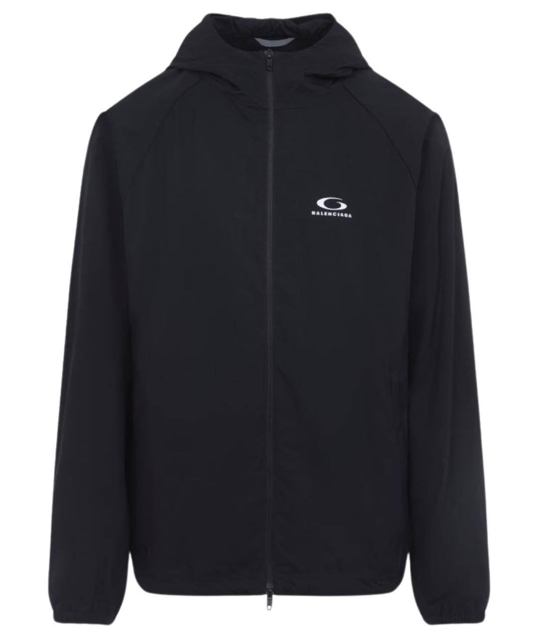BALENCIAGA Черная полиамидовая куртка, фото 1