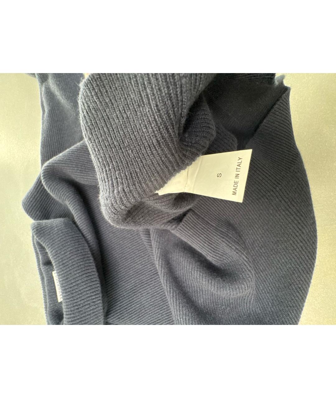 BRUNELLO CUCINELLI Темно-синий кашемировый джемпер / свитер, фото 6