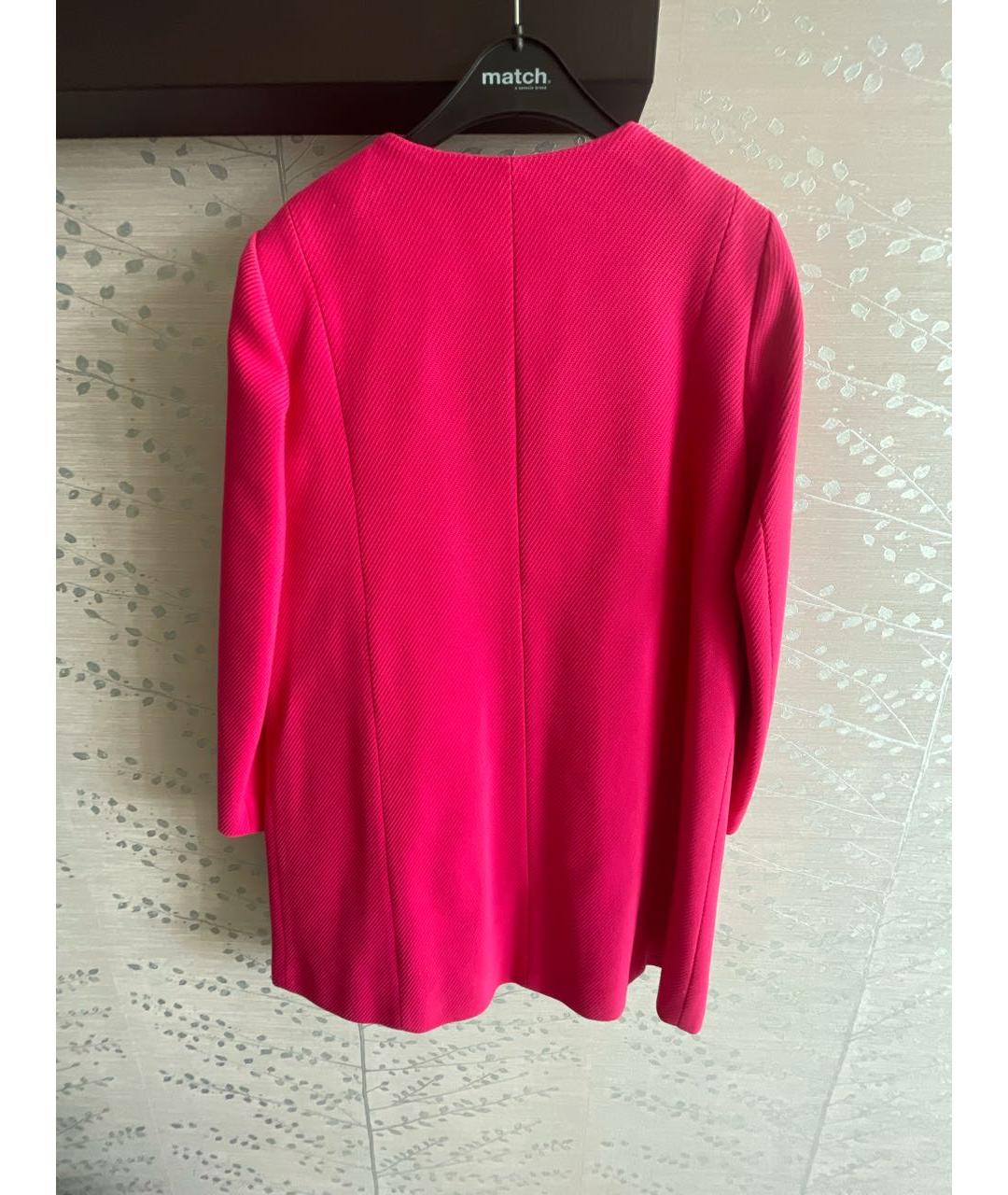 Tara Jarmon Фуксия хлопковое пальто, фото 2