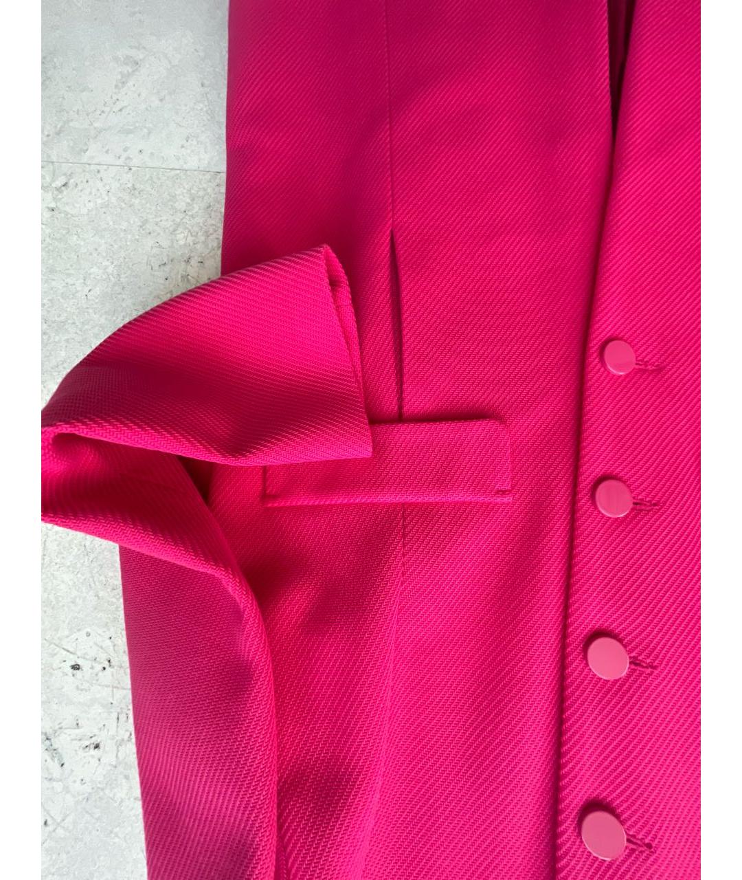 Tara Jarmon Фуксия хлопковое пальто, фото 4