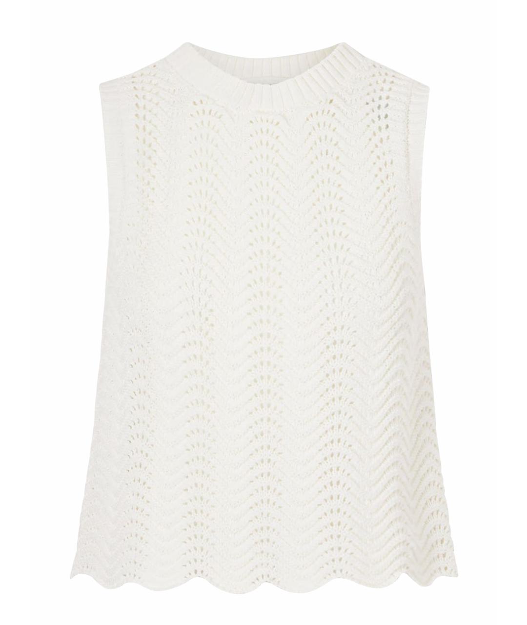 LOULOU DE SAISON Белая хлопковая блузы, фото 1