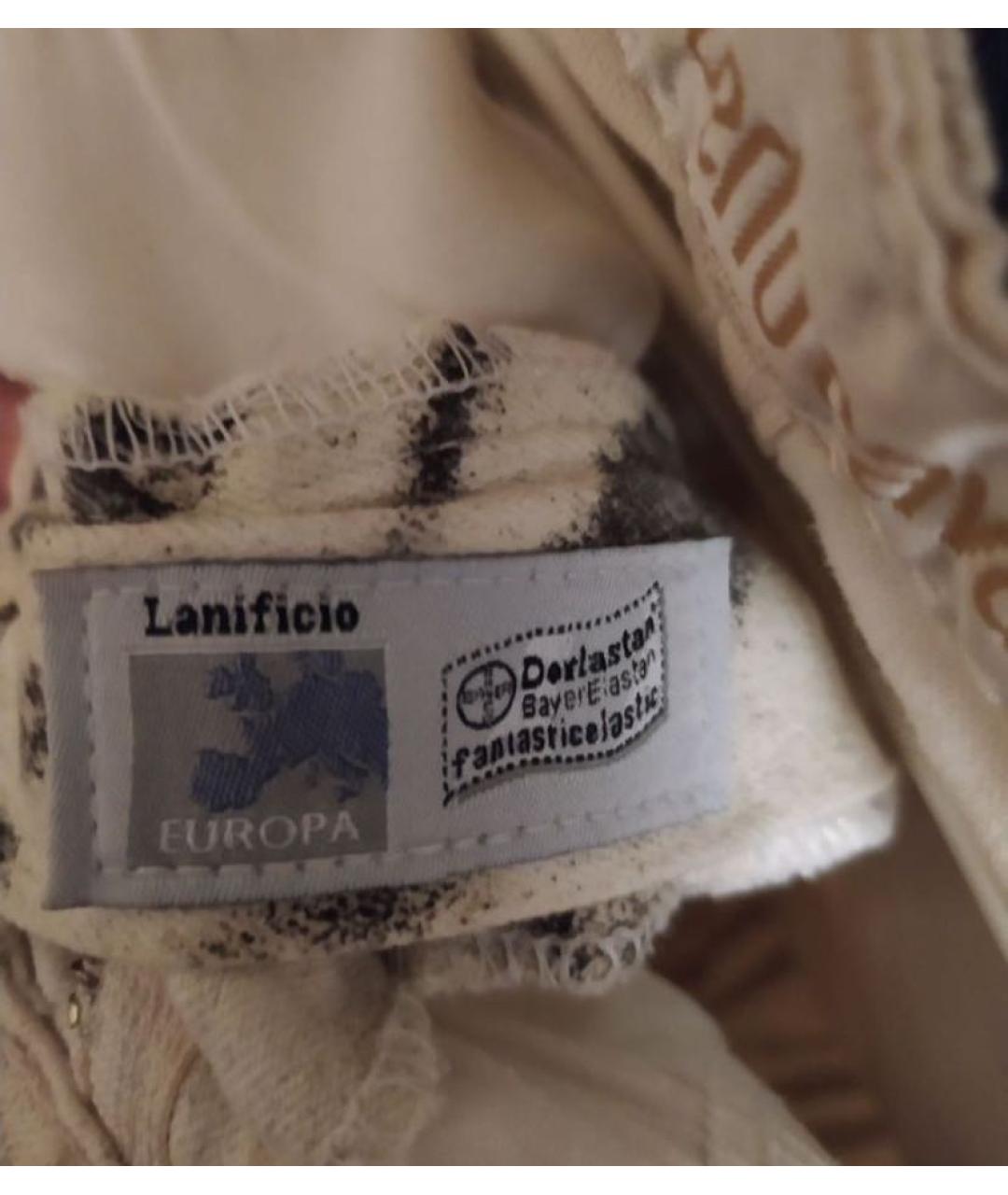 ROBERTO CAVALLI Мульти хлопко-эластановые прямые джинсы, фото 7