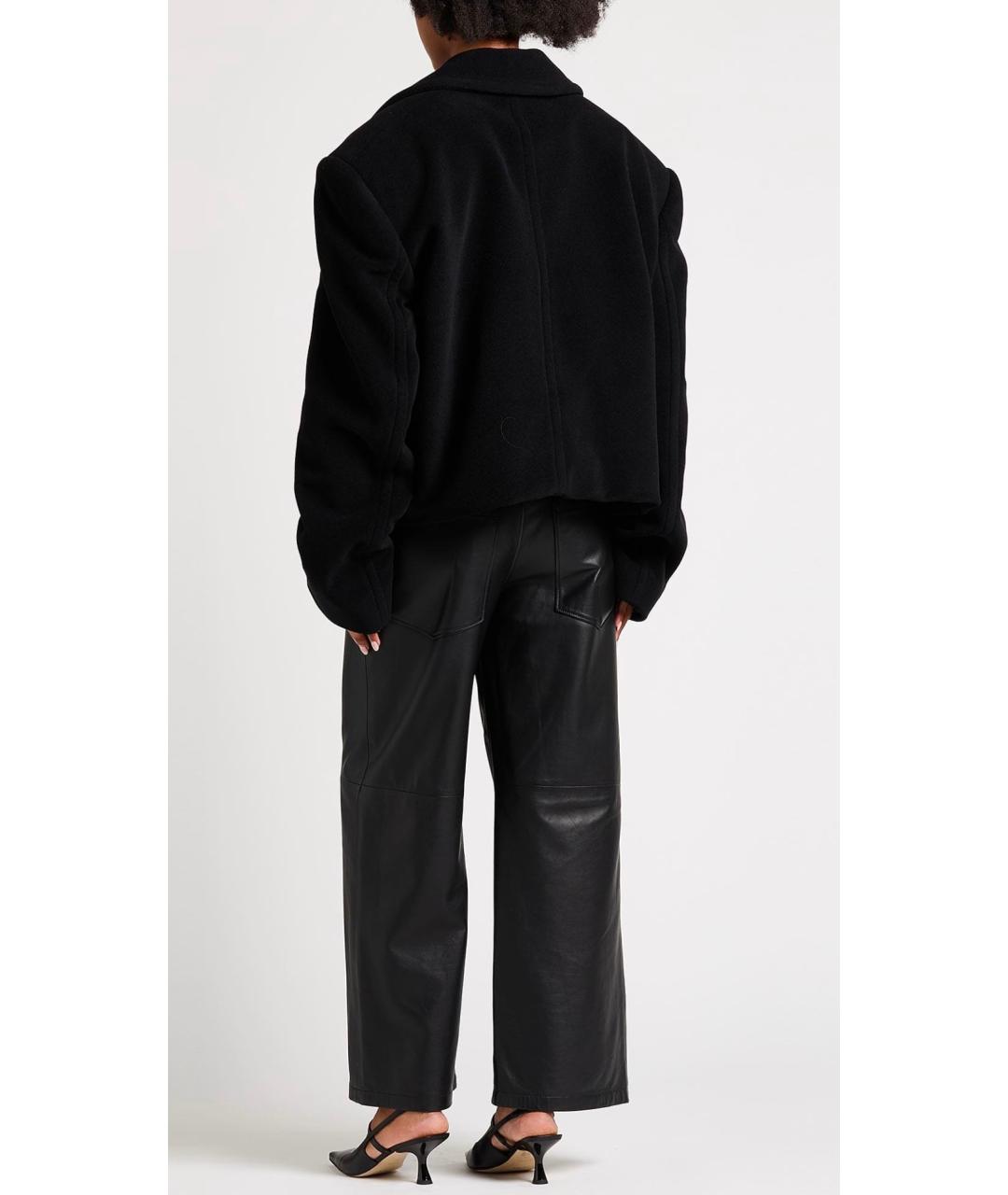 BALENCIAGA Черное кашемировое пальто, фото 6