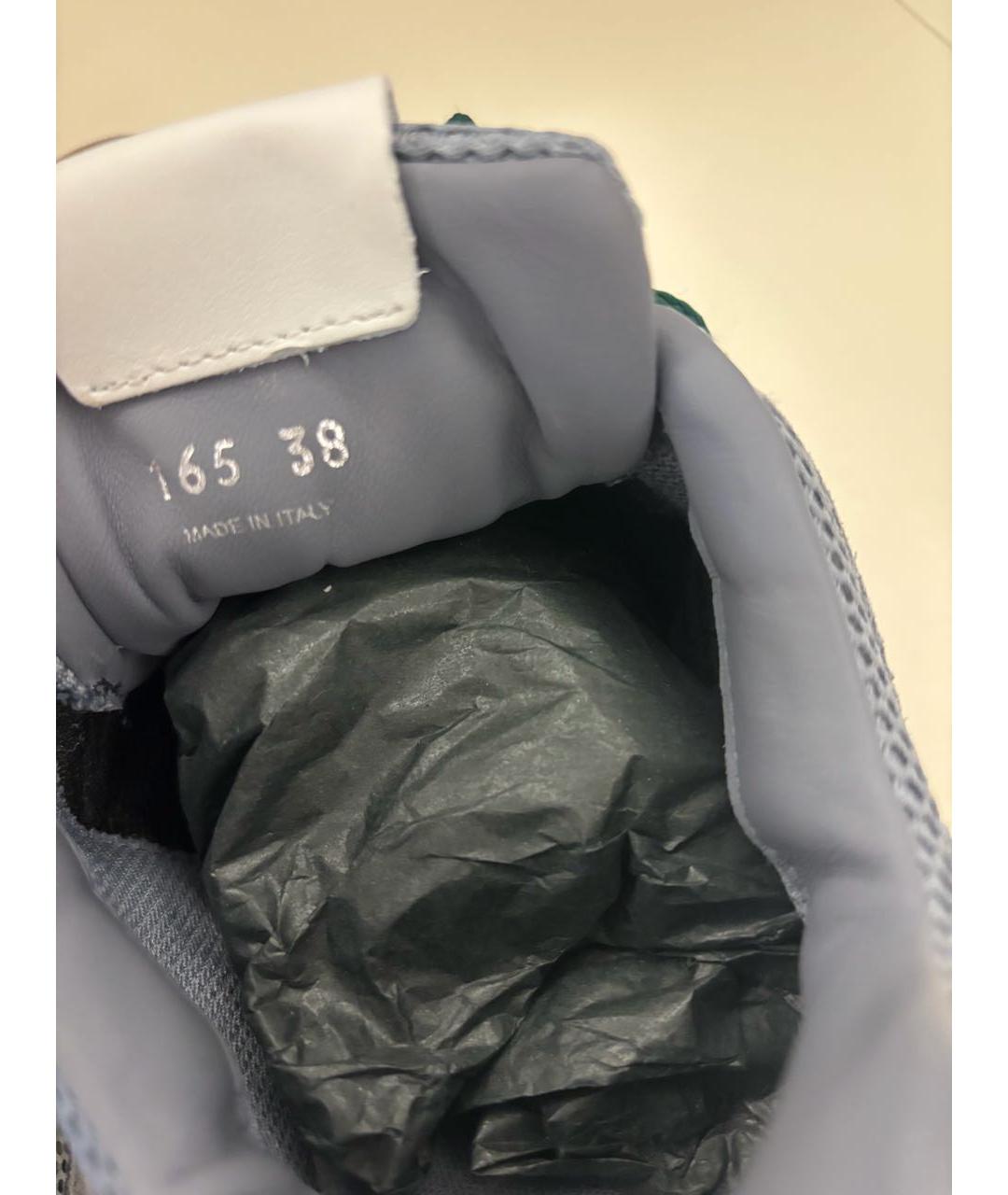 MIU MIU Голубые замшевые кеды, фото 6