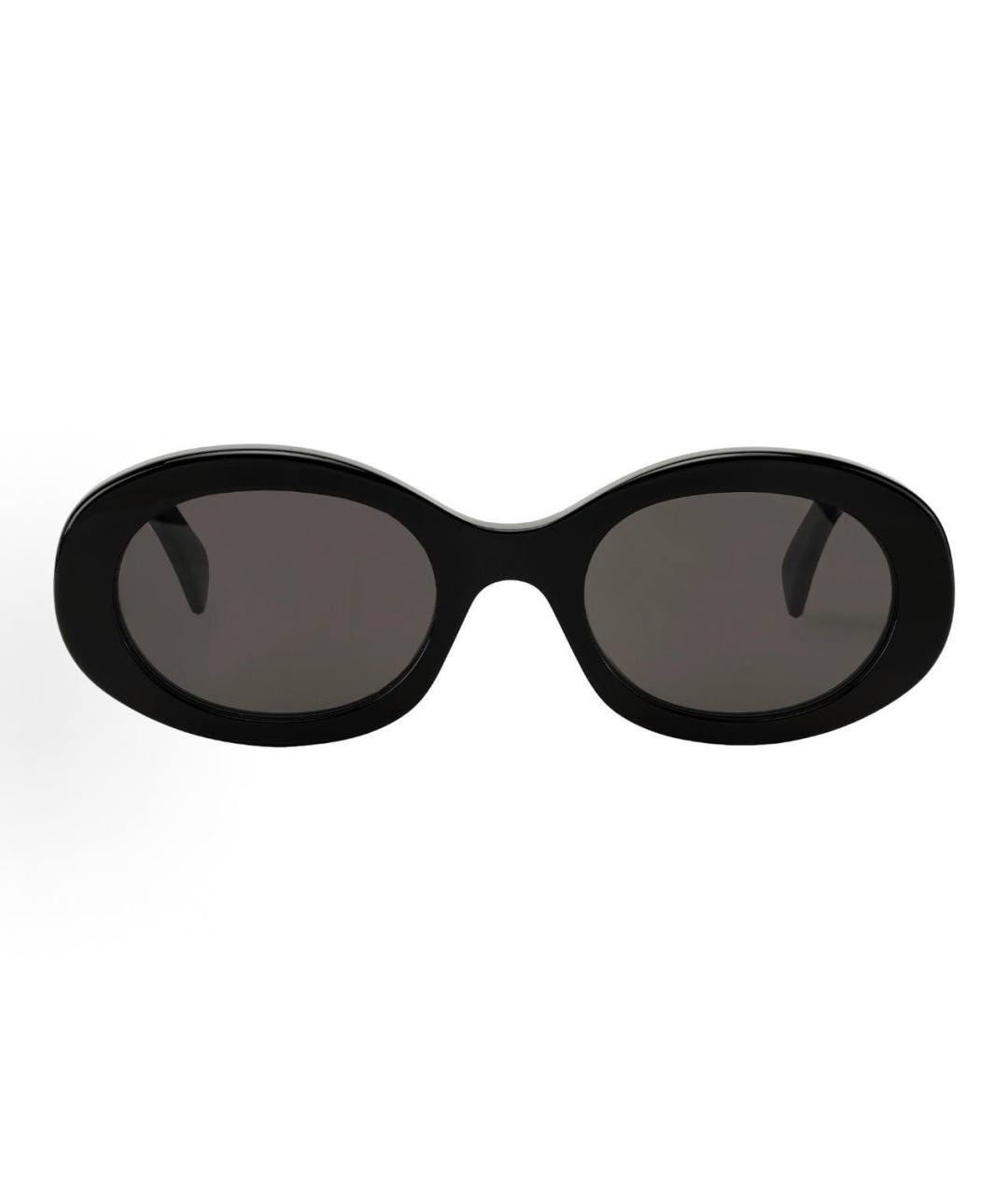 CELINE Черные пластиковые солнцезащитные очки, фото 3