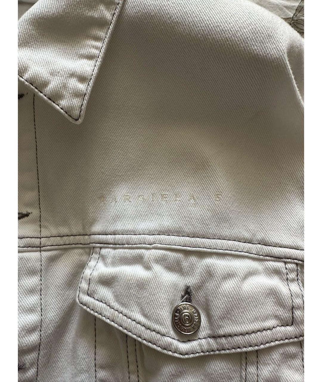 MAISON MARGIELA Белая хлопковая куртка, фото 6