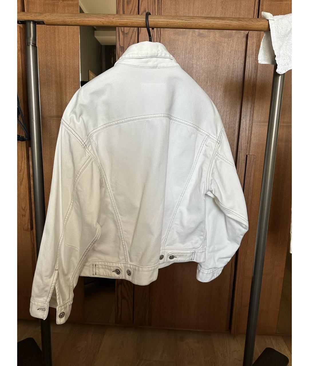 MAISON MARGIELA Белая хлопковая куртка, фото 2