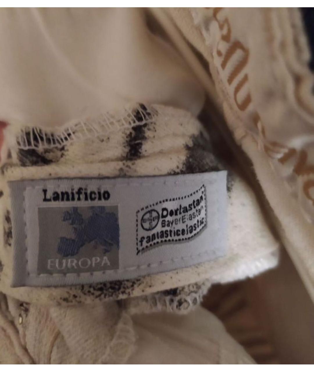 ROBERTO CAVALLI Мульти хлопко-эластановые прямые джинсы, фото 7