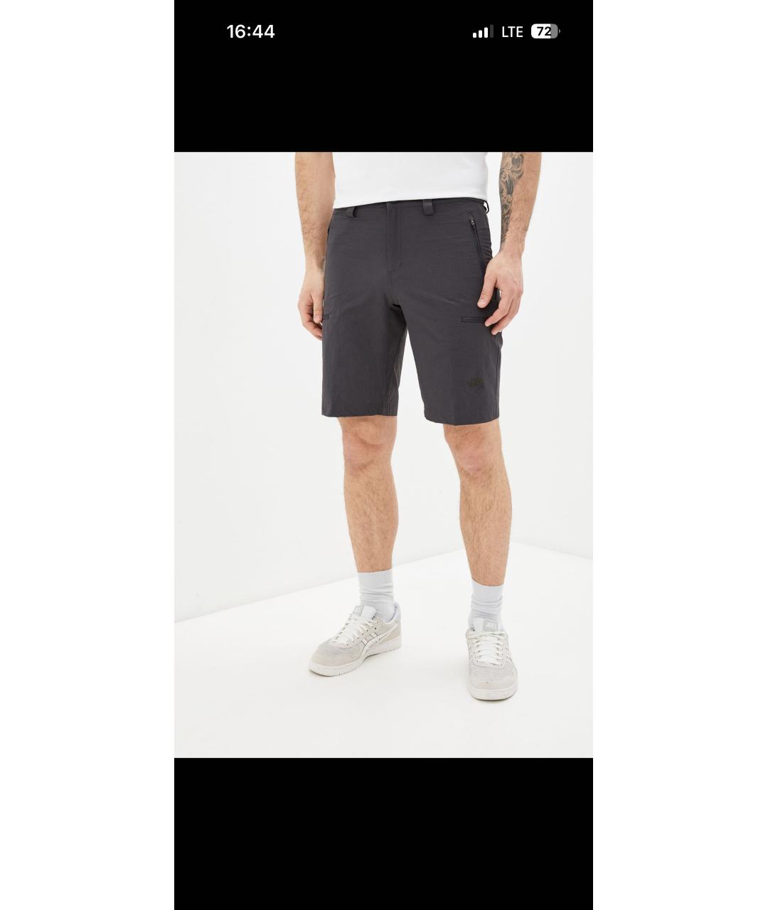 THE NORTH FACE Антрацитовые полиамидовые шорты, фото 8