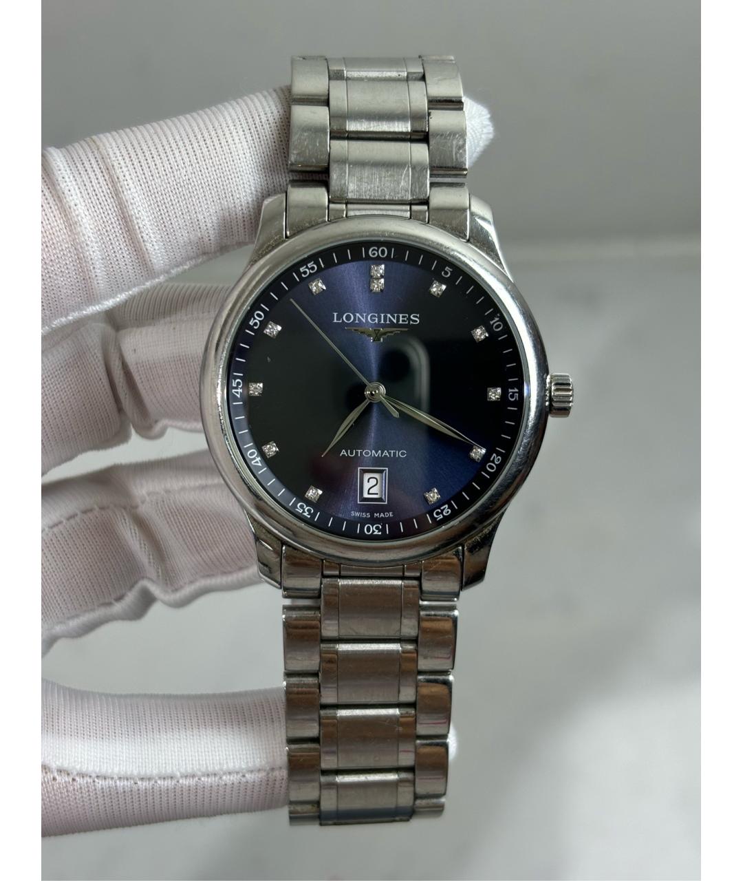 LONGINES Синие металлические часы, фото 8