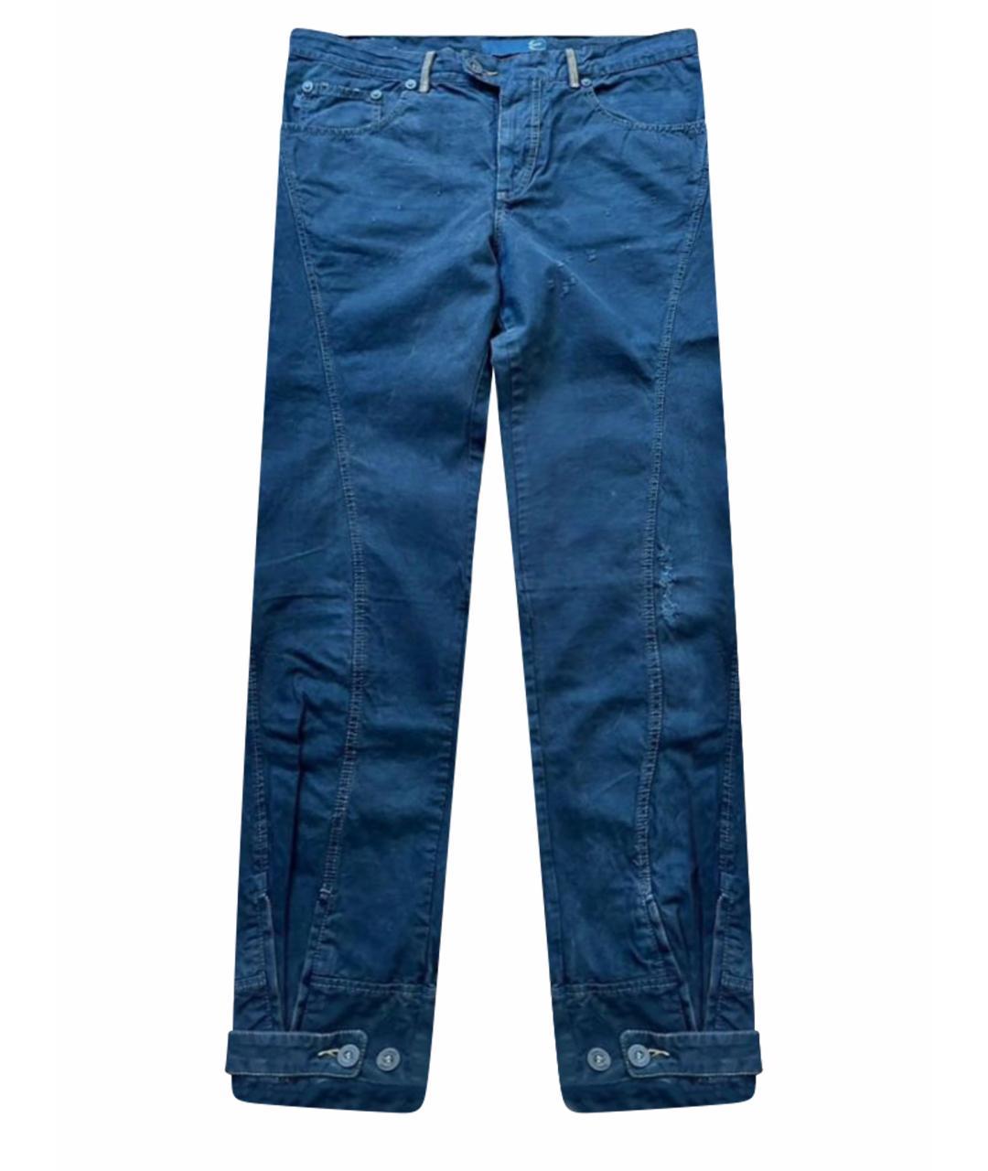 JUST CAVALLI Черные хлопковые повседневные брюки, фото 1