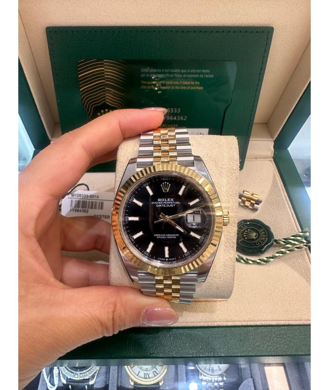ROLEX Золотые часы из желтого золота, фото 7